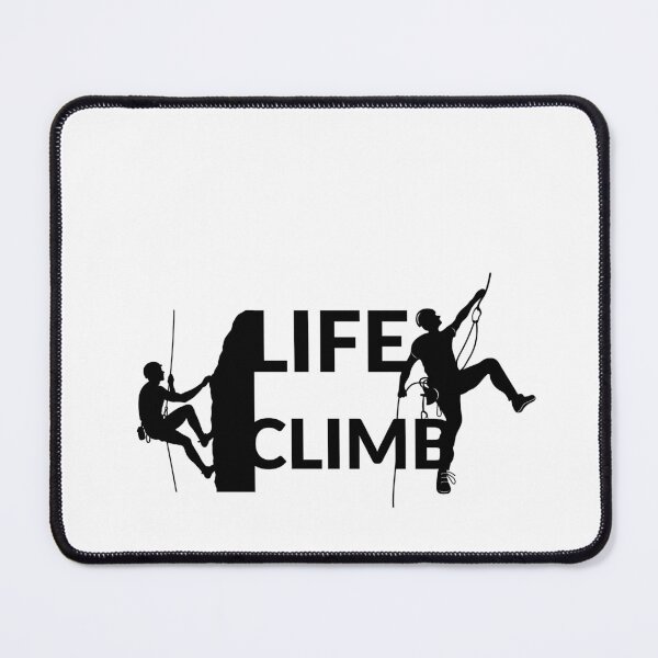 Item preview, Step by Step – Rock Climbing Mindset Illustration designed and sold by kuikai123.