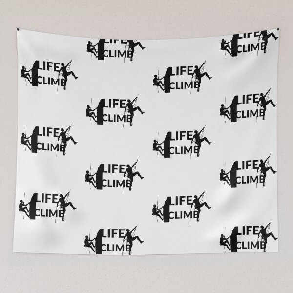 Item preview, Step by Step – Rock Climbing Mindset Illustration designed and sold by kuikai123.