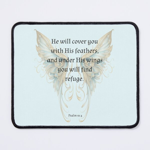 Item preview, He Will Cover You With His Feathers Christian designed and sold by Sachie's Studio.