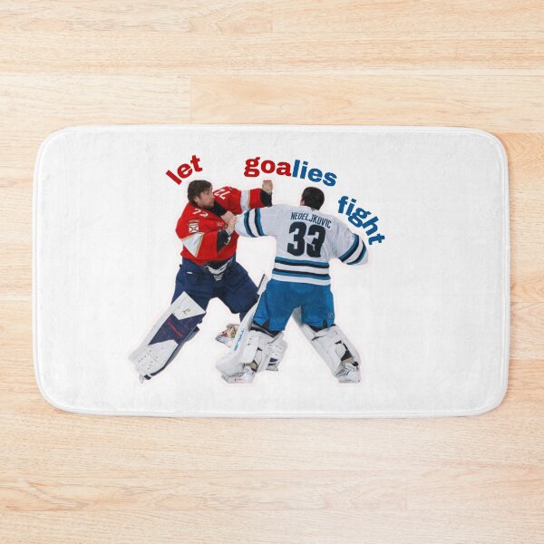 Item preview, Nedeljkovic vs. Bobrovsky - Let Goalies Fight designed and sold by pin3tree603.