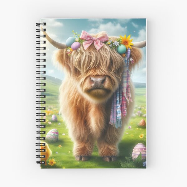 Item preview, Easter Highland Cow designed and sold by DT creations.