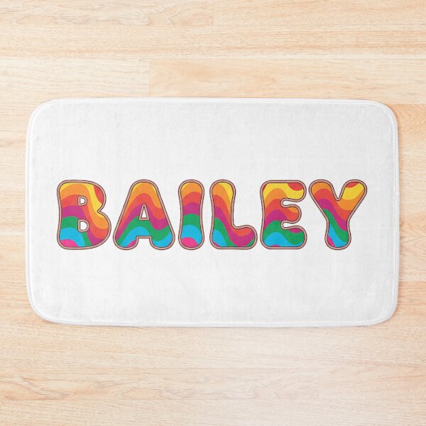 Item preview, ❤️ Bailey Personalized Name Wavy Retro Shirt, Coffee Mug, Sticker Gift designed and sold by HelixPedia.
