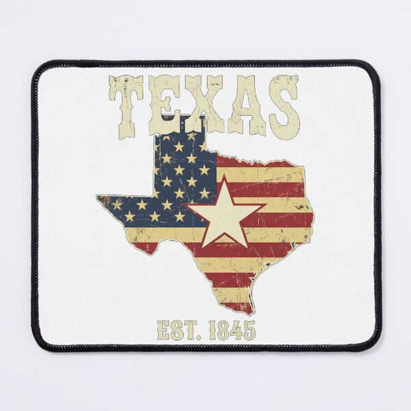 Item preview, Texas Est 1845 Vintage American Flag Lone Star State designed and sold by Maxbevier.
