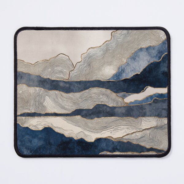 Item preview, Wabi sabi and japandi inspired minimalist abstract mountains designed and sold by filigreedigital.