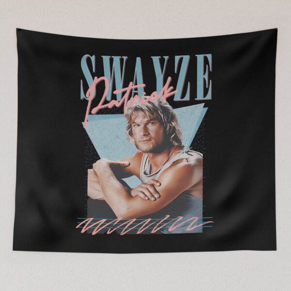 Item preview, Patrick Swayzes 90S Styled Graphic Design designed and sold by Tess Gardner.