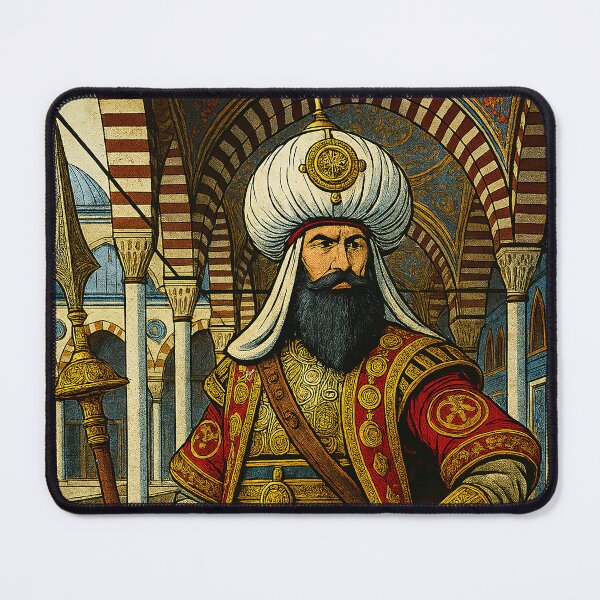 Item preview, Sultan Suleiman the Magnificent – Ottoman Emperor Art designed and sold by EASNFTCOL.
