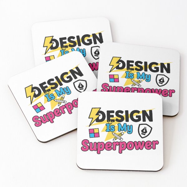 Item preview, Design Is My Superpower – Funny Graphic Designer Shirt designed and sold by Muzgle.