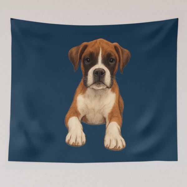 Item preview, Boxer Puppy Drawing designed and sold by Juzzy72.