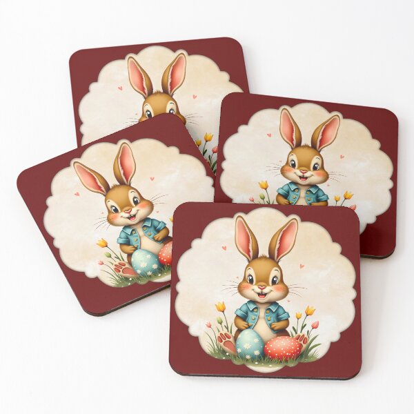 Item preview, Cute Easter Bunny – Soft Frame Illustration designed and sold by Topoartispp.