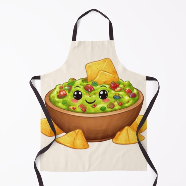 Item preview, Cute Kawaii Guacamole Dip designed and sold by MeghannsMinimalMeals.