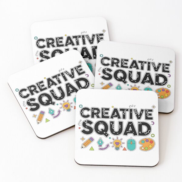 Item preview, Creative Squad – Funny Graphic Designer Shirt for Creatives designed and sold by Muzgle.