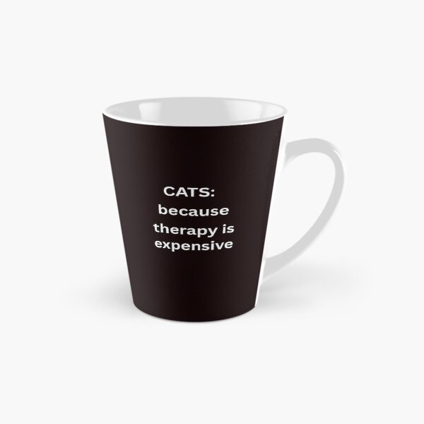 Item preview, CATS: because therapy is expensive for pet lovers designed and sold by BoldPrintTeesCo.