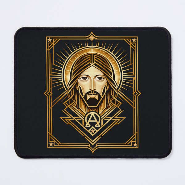 Item preview, Pantocrator Deco Frame (Alpha–Omega) designed and sold by Sanctum Icons.