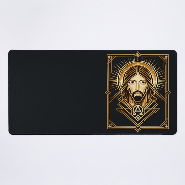 Item preview, Pantocrator Deco Frame (Alpha–Omega) designed and sold by Sanctum Icons.