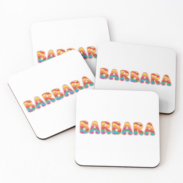 Item preview, ❤️ Barbara Personalized Name Wavy Retro Shirt, Coffee Mug, Sticker Gift designed and sold by HelixPedia.