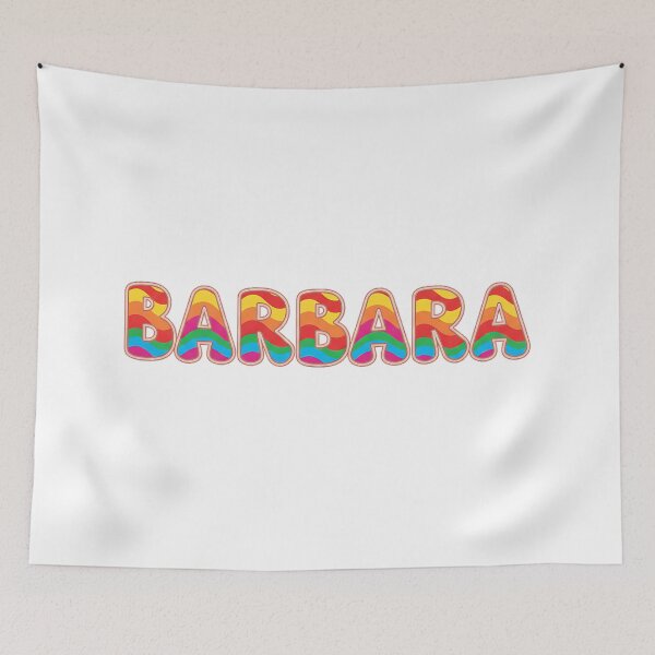 Item preview, ❤️ Barbara Personalized Name Wavy Retro Shirt, Coffee Mug, Sticker Gift designed and sold by HelixPedia.