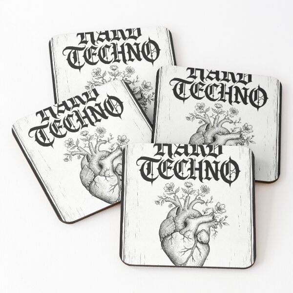 Item preview, Hard Techno Soft Heart Vintage Anatomical Floral Tattoo designed and sold by RaveNamaste.