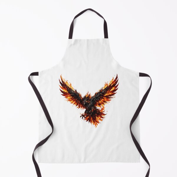 Item preview, Fiery Red Crow with Dynamic Flame Energy Art designed and sold by Reminixi.