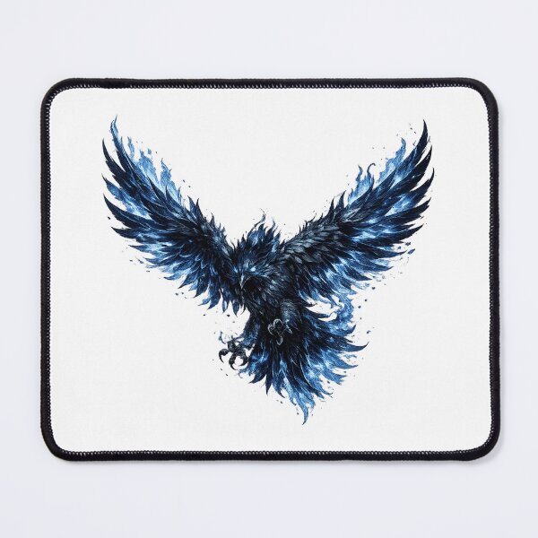 Item preview, Midnight Blue Mystic Crow Vector Illustration Art designed and sold by Reminixi.