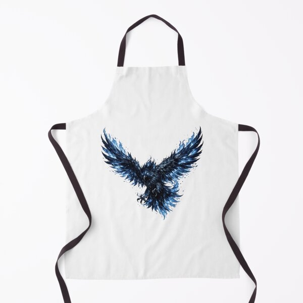Item preview, Midnight Blue Mystic Crow Vector Illustration Art designed and sold by Reminixi.