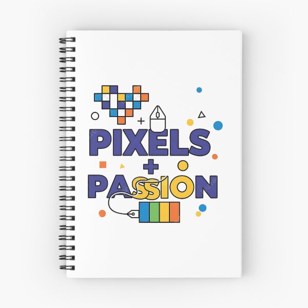 Item preview, Pixels + Passion – Funny Graphic Designer Shirt for Creatives designed and sold by Muzgle.