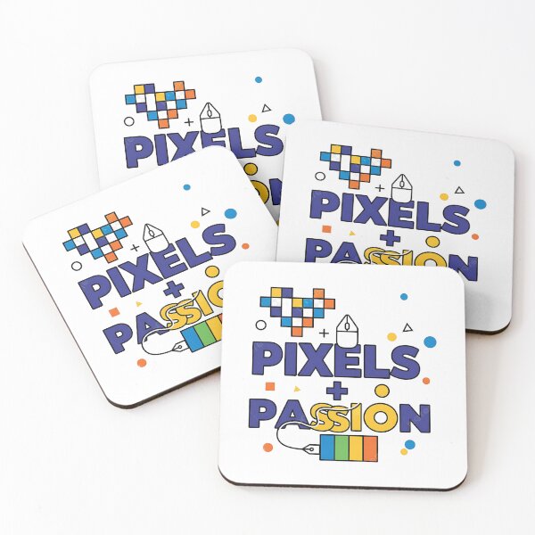Item preview, Pixels + Passion – Funny Graphic Designer Shirt for Creatives designed and sold by Muzgle.