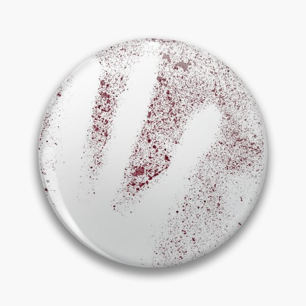 Item preview, Red paint splatter hand print designed and sold by Budibabe.