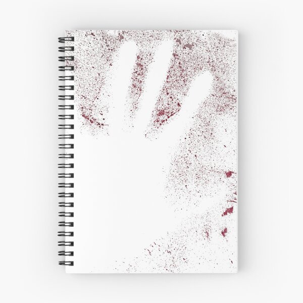 Item preview, Red paint splatter hand print designed and sold by Budibabe.