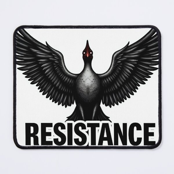 Item preview, Rebel Loon Resistance - Dark Minnesota Sci-Fi Bird Parody designed and sold by The Grumpy Pet Club.