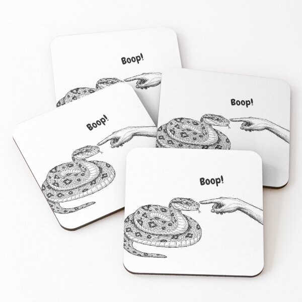 Item preview, Cute Snake Nose Boop Illustration | Whimsical Reptile Art designed and sold by CindyRandomVibes.