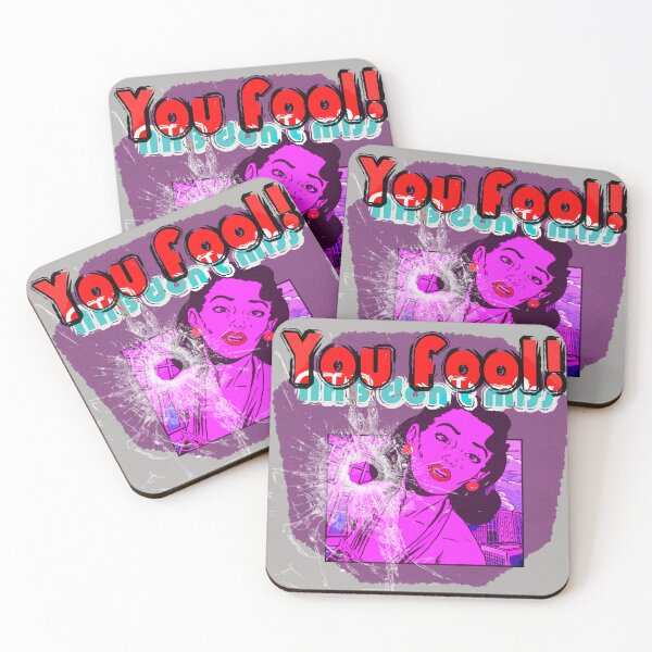 Item preview, You Fool: NHB Don’t Miss – Retro Statement Graphic Art designed and sold by Brooklyn Hearty.