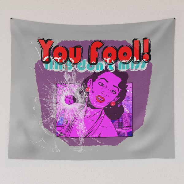 Item preview, You Fool: NHB Don’t Miss – Retro Statement Graphic Art designed and sold by Brooklyn Hearty.