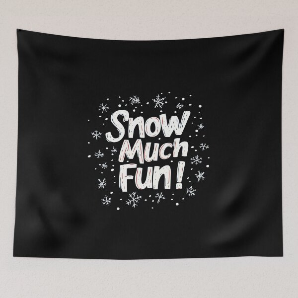 Item preview, Playful Snow Much Fun Winter Lettering designed and sold by FWLKIT.