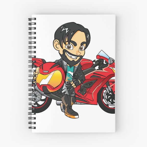 Item preview, Biker & Sport Motorcycle Illustration designed and sold by ridwingz.
