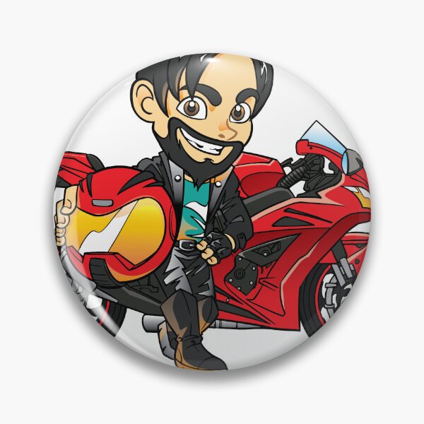 Item preview, Biker & Sport Motorcycle Illustration designed and sold by ridwingz.