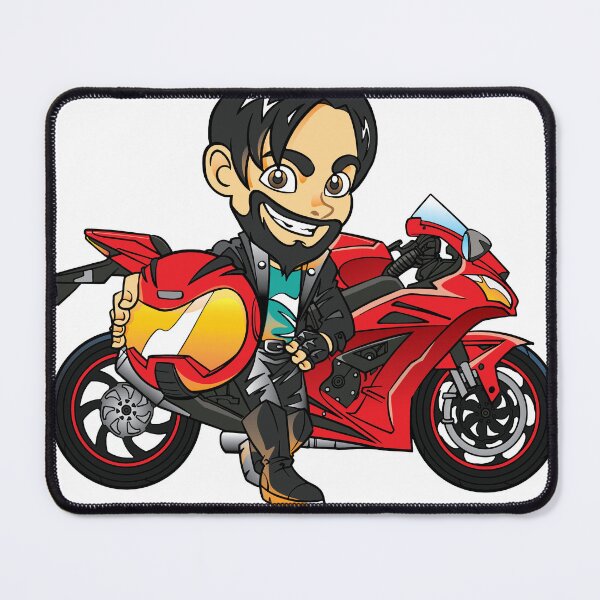 Item preview, Biker & Sport Motorcycle Illustration designed and sold by ridwingz.