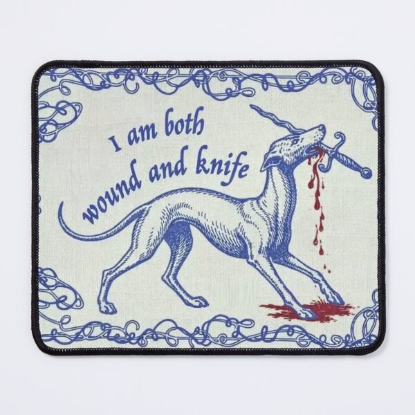 Item preview, I am Both Wound & Knife | Strange Philosophy Conversation Starter designed and sold by Based History.