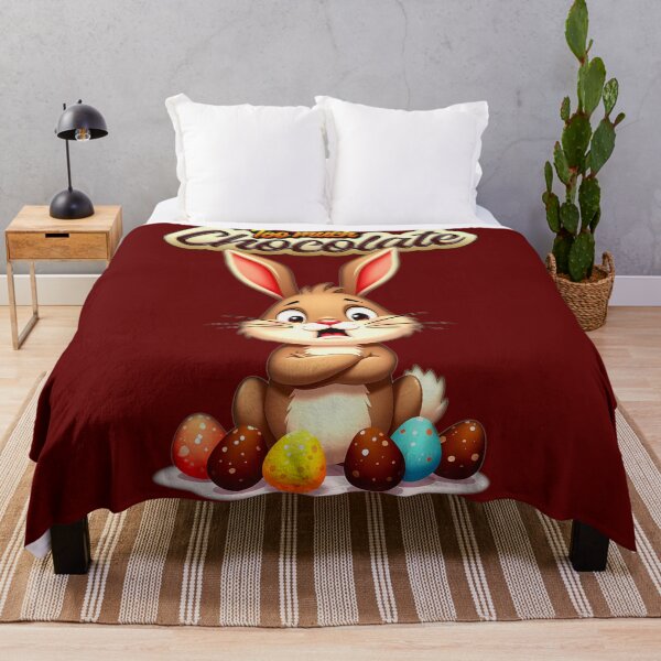 Item preview, Too Much Chocolate – Funny Easter Bunny designed and sold by Topoartispp.
