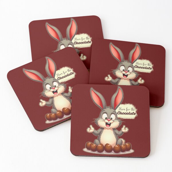 Item preview, More Chocolate – Funny Easter Bunny designed and sold by Topoartispp.