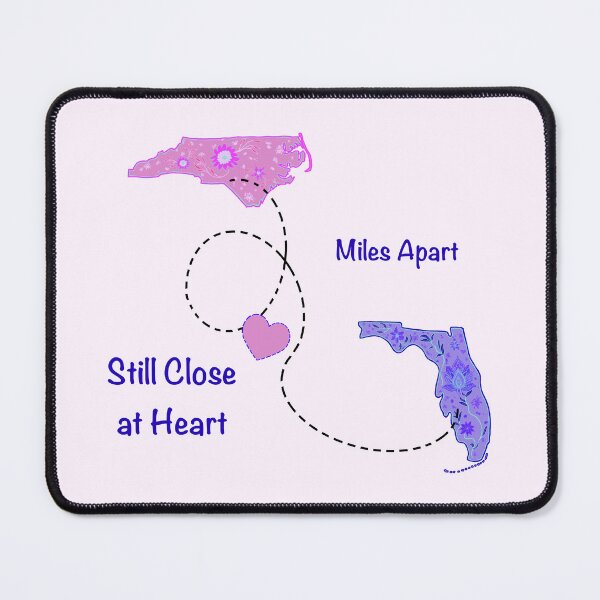 Item preview, Long Distance Friendship Sticker: Florida to North Carolina designed and sold by Ibnat Ali.