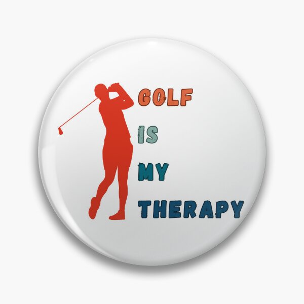 Item preview, Golf Is My Therapy - Funny Golf Saying designed and sold by Wiss2Arts.