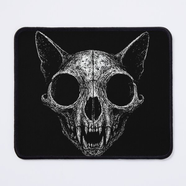 Item preview, Dark Gothic Cat Skull designed and sold by Mortisigil.