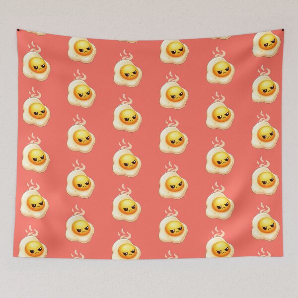 Item preview, Cheerful Egg Character Kawaii Sticker & Merch designed and sold by MeghannsMinimalMeals.