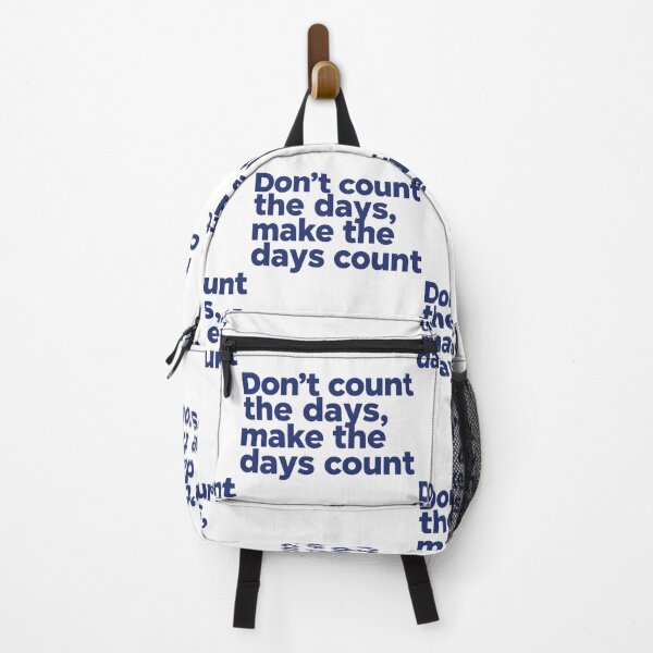 Item preview, Motivational quote "Don't count the days, make them count" - Bold brutalist sans-serif typography designed and sold by VibranPalette.