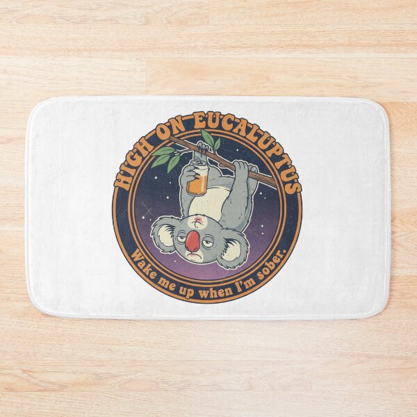Item preview, Funny Drunk Koala – High On Eucalyptus Retro 90s Vintage Bootleg Art designed and sold by FakeJoo.