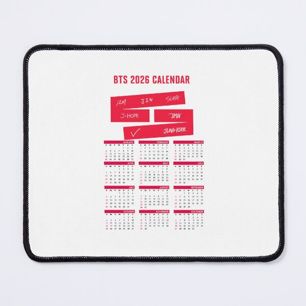 Item preview, BTS 2026 Comeback Calendar designed and sold by rafaelvargas18.