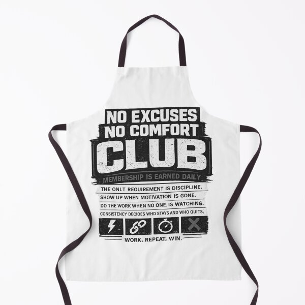 Item preview, No Excuses No Comfort Club designed and sold by UsandCoDesigns.