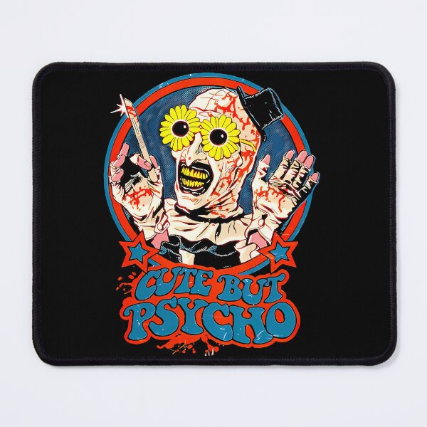 Item preview, Terrifier Art The Clown Cute but Psycho 90s Horror Movie designed and sold by janinydarc.