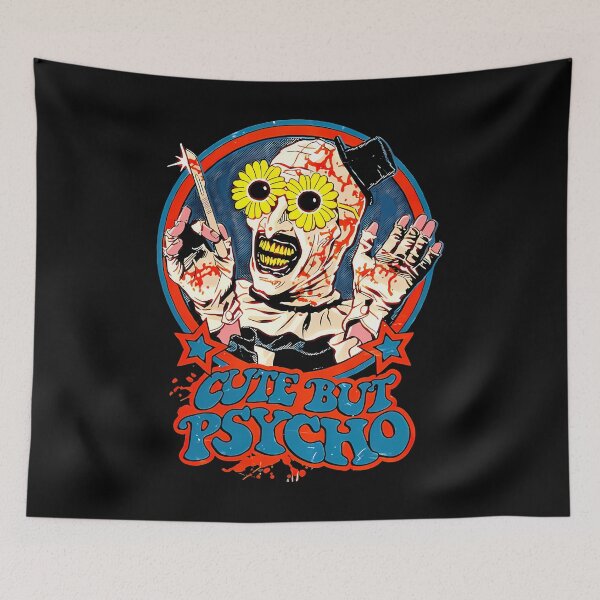 Item preview, Terrifier Art The Clown Cute but Psycho 90s Horror Movie designed and sold by janinydarc.