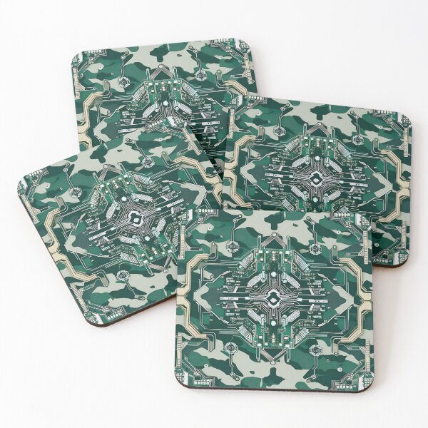 Item preview, Motherboard Camo: Woodland System Grid designed and sold by mxztar.